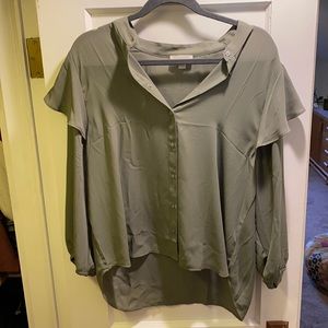 Loft green blouse